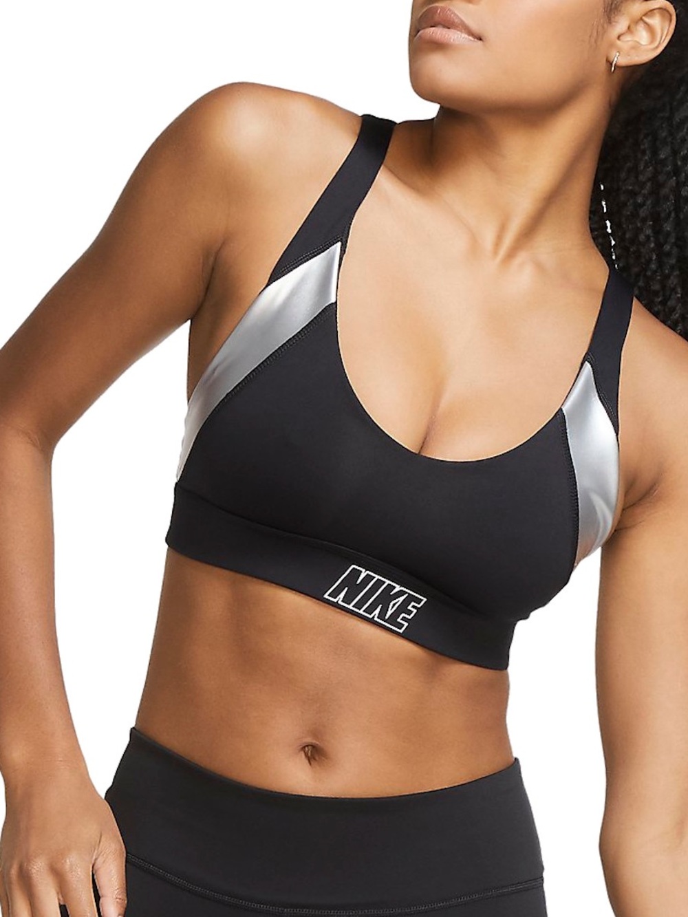 Nike Indy Metallic Logo Bra